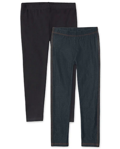 Girls Leggings 2-Pack