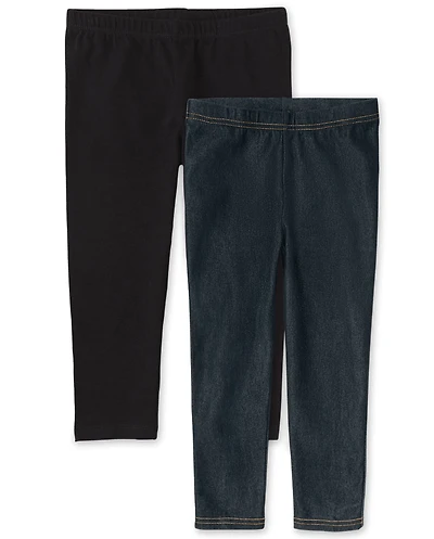 Girls Capri Leggings 2-Pack