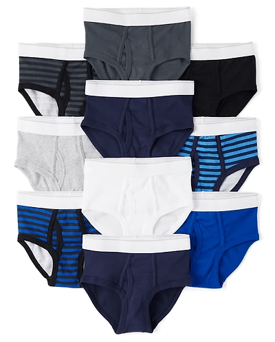 Boys Brief Underwear 10-Pack