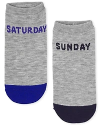 Kids Days Of The Week Ankle Socks 7-Pack
