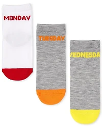 Baby And Toddler Days Of The Week Midi Socks 7-Pack