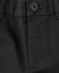 Baby And Toddler Boys Uniform Stretch Straight Chino Pants
