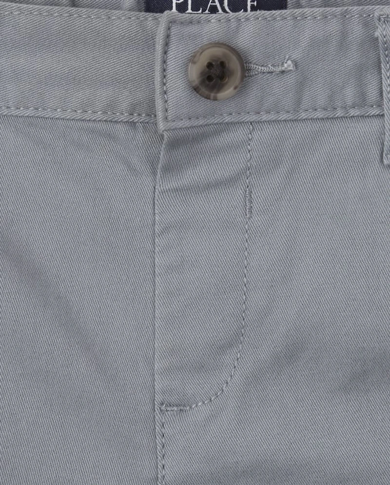 Baby And Toddler Boys Uniform Stretch Straight Chino Pants