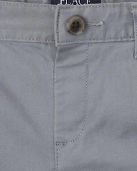 Baby And Toddler Boys Uniform Stretch Straight Chino Pants