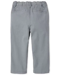 Baby And Toddler Boys Uniform Stretch Straight Chino Pants