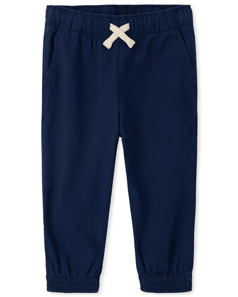 Baby And Toddler Boys Stretch Pull On Jogger Pants