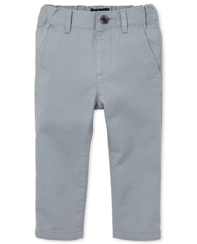 Baby And Toddler Boys Uniform Stretch Skinny Chino Pants