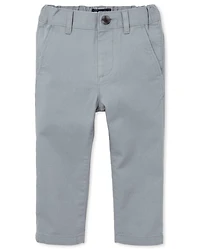 Baby And Toddler Boys Uniform Stretch Skinny Chino Pants