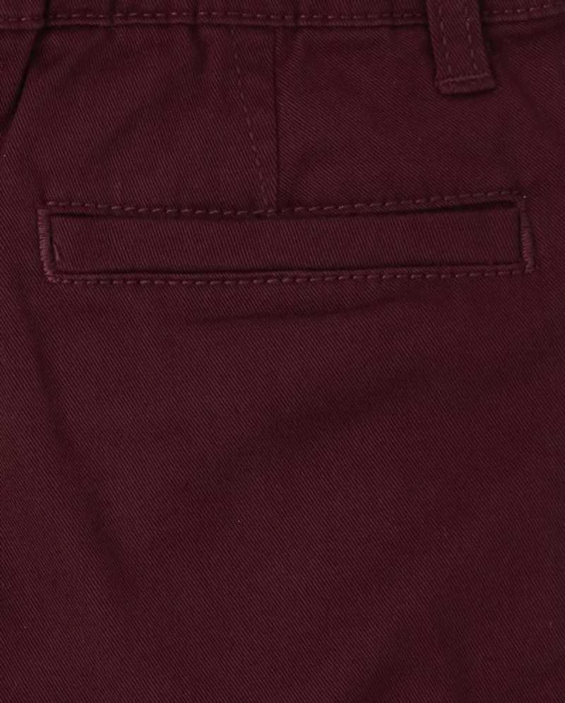 Baby And Toddler Boys Uniform Stretch Skinny Chino Pants