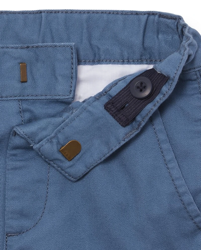 Pantalon chino stretch moulant pour bébé et tout-petit garçon