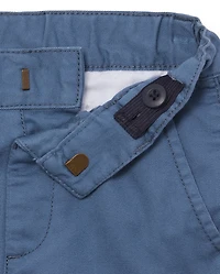 Pantalon chino stretch moulant pour bébé et tout-petit garçon