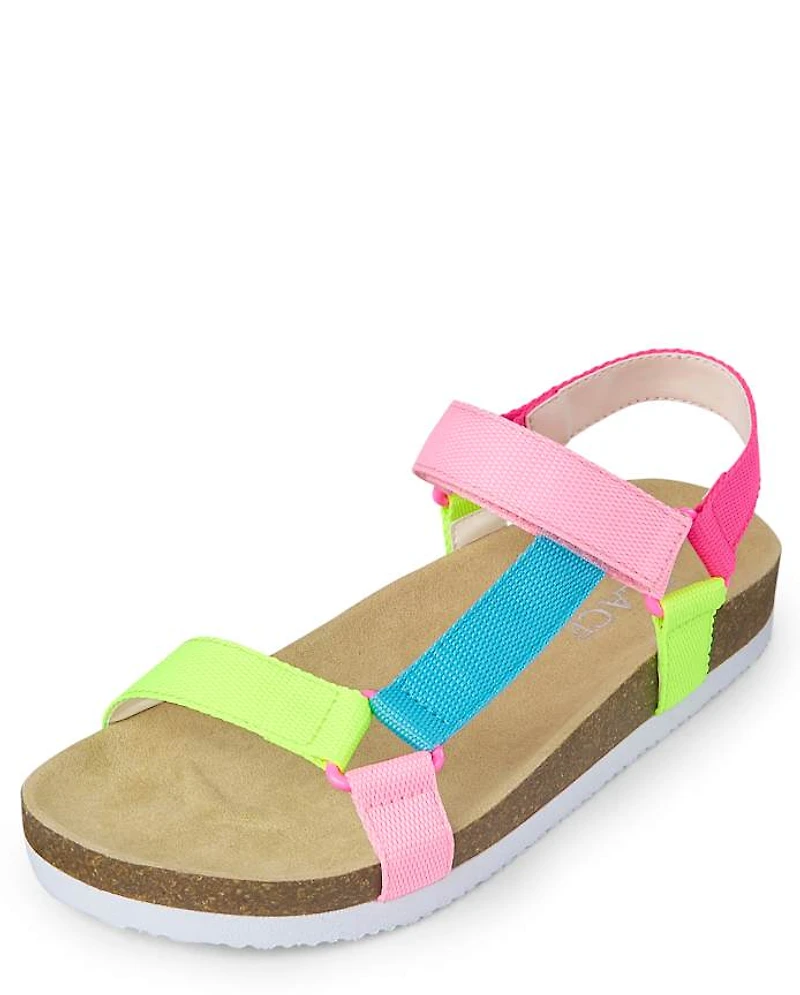 Girls Rainbow Sport Sandals