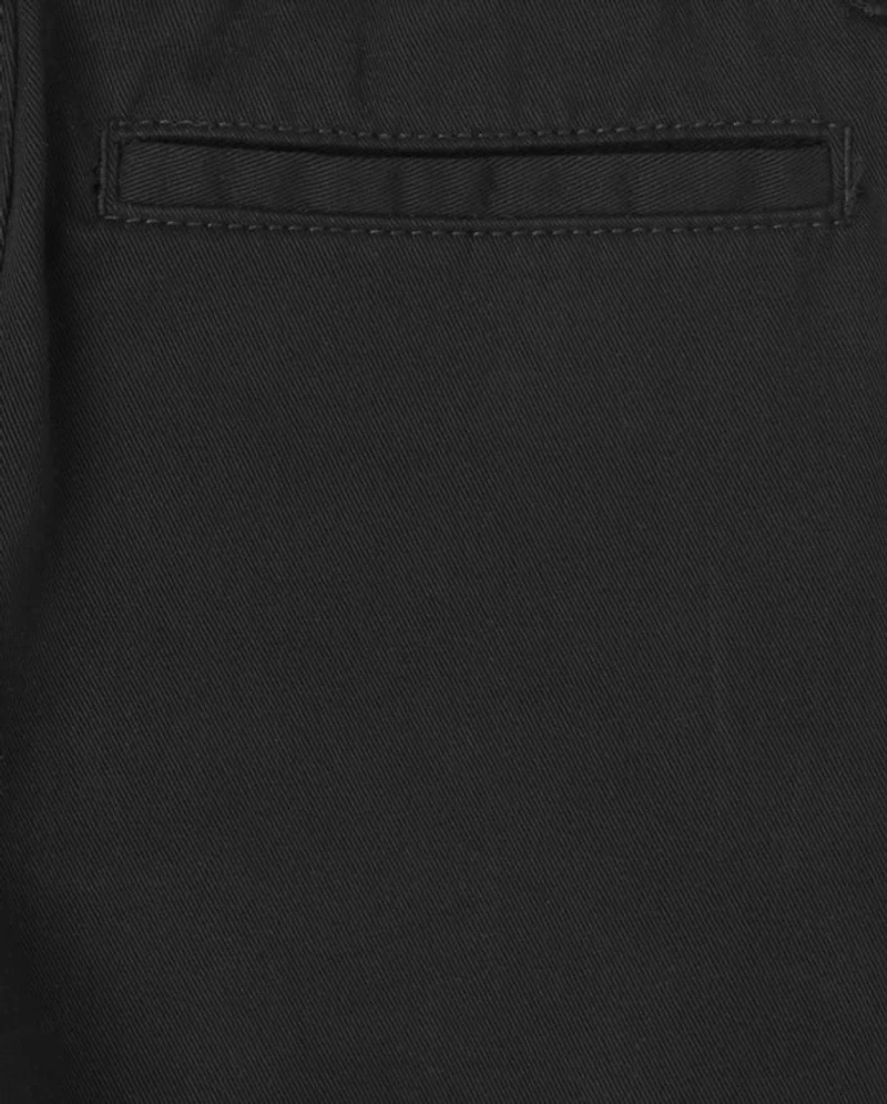 Boys Uniform Stretch Pull On Straight Chino Pants