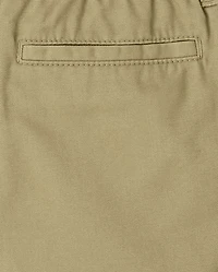 Boys Uniform Stretch Pull On Straight Chino Pants
