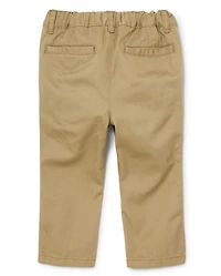 Baby And Toddler Boys Uniform Stretch Straight Chino Pants -Pack