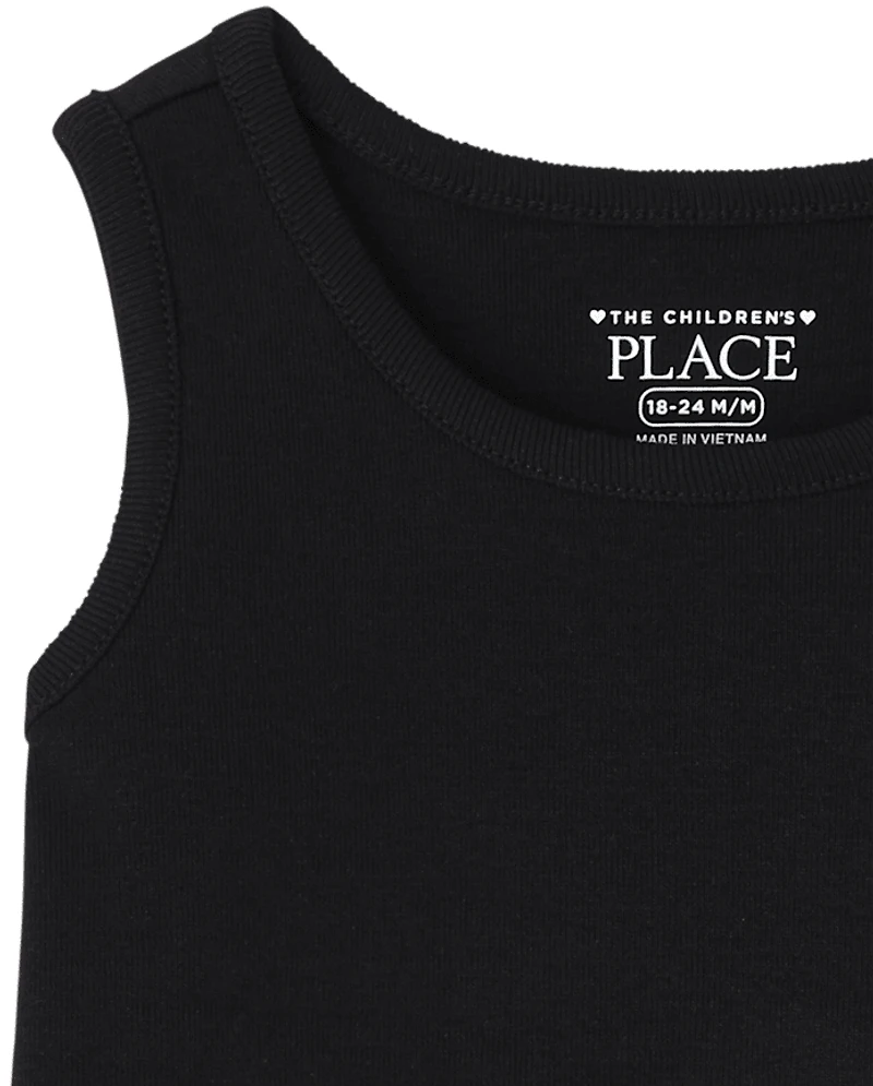 Baby And Toddler Girls Ribbed Tank Top