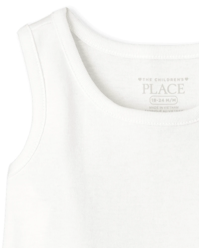 Baby And Toddler Girls Ribbed Tank Top