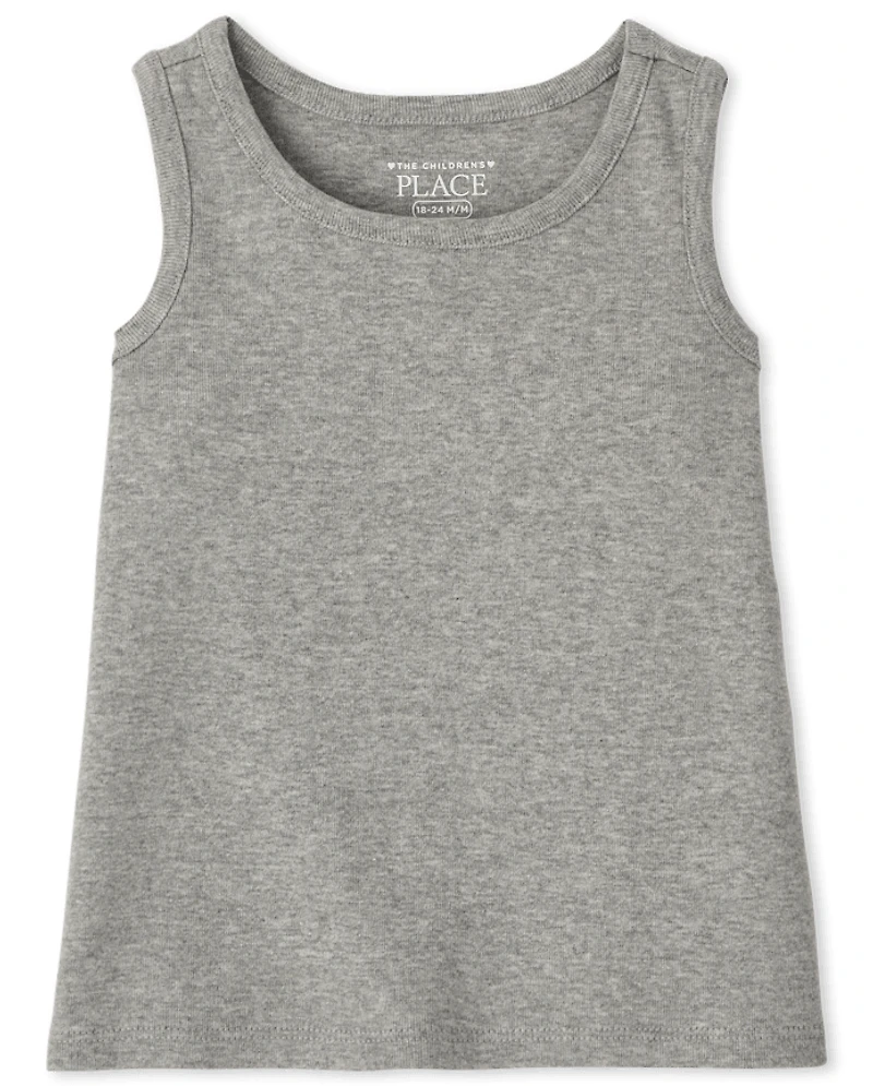 Baby And Toddler Girls Ribbed Tank Top