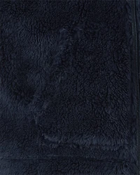 Girls Sherpa Zip-Up Hoodie