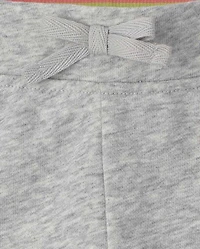 Girls Rainbow French Terry Shorts