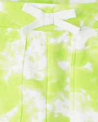 Girls Tie Dye French Terry Shorts