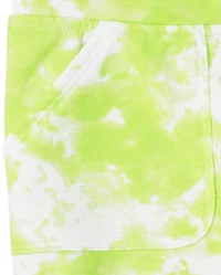 Girls Tie Dye French Terry Shorts