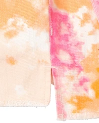 Girls Tie Dye Twill Shortie Shorts