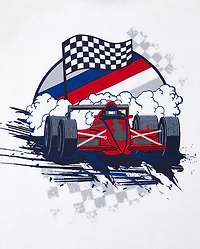 Boy Race Car Snug Fit Cotton Pajamas 2-Pack