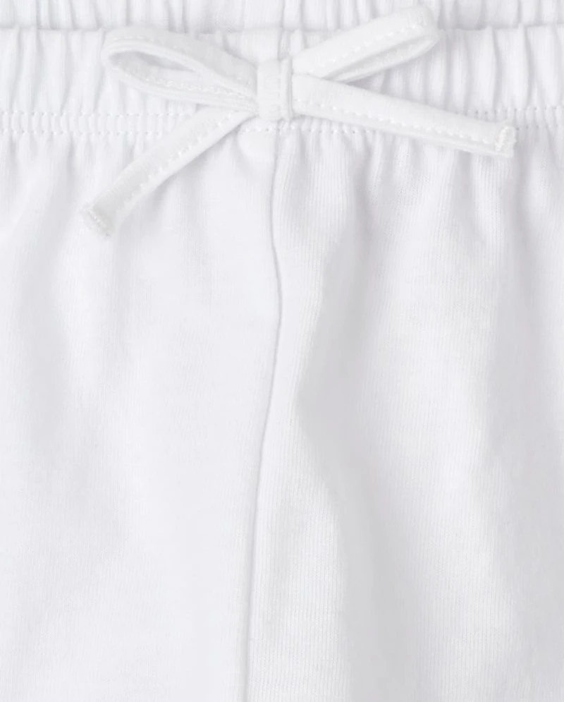 Baby Girls Floral Eyelet Shorts 3-Pack