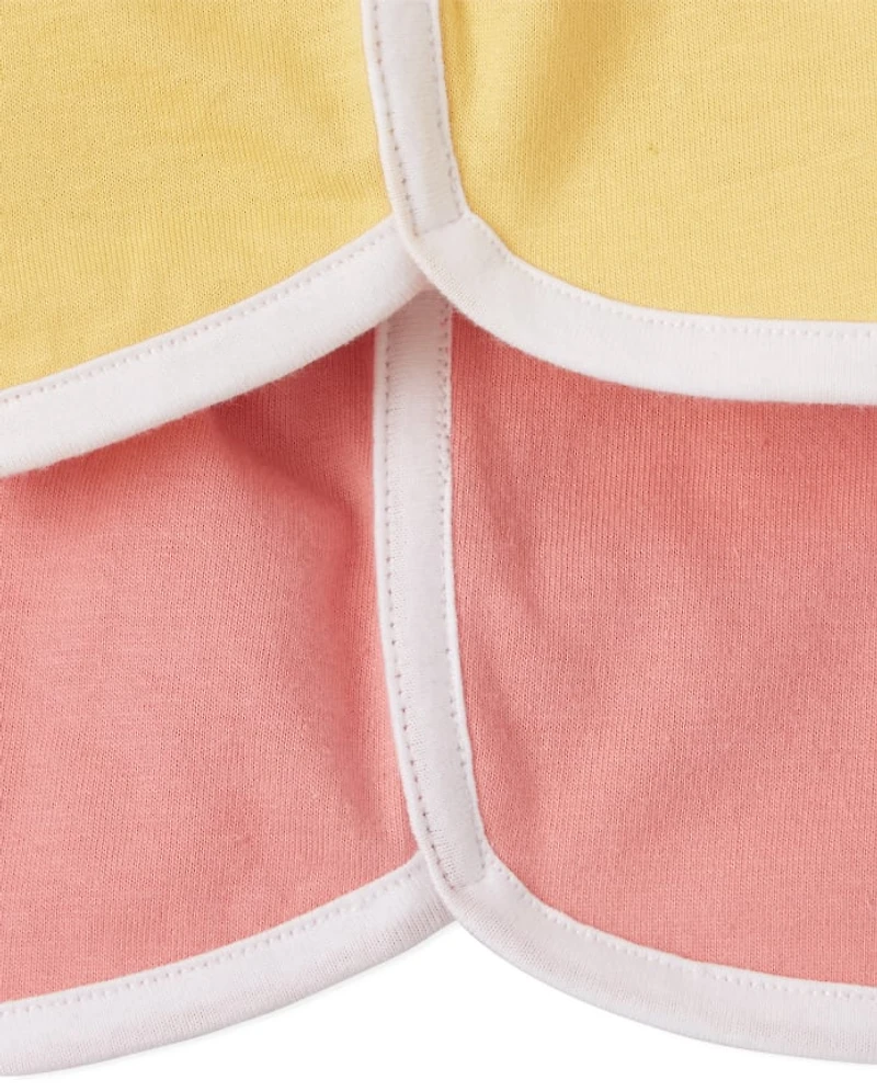 Baby Girls Dolphin Shorts 5-Pack