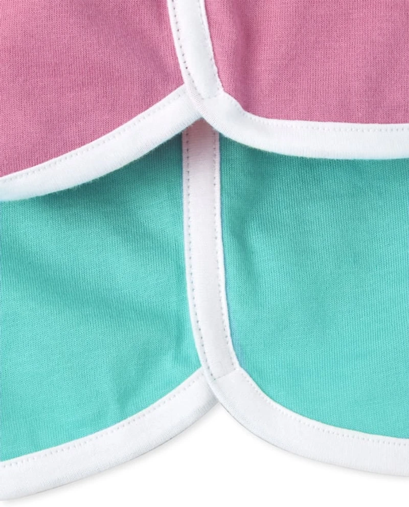 Baby Girls Dolphin Shorts 5-Pack