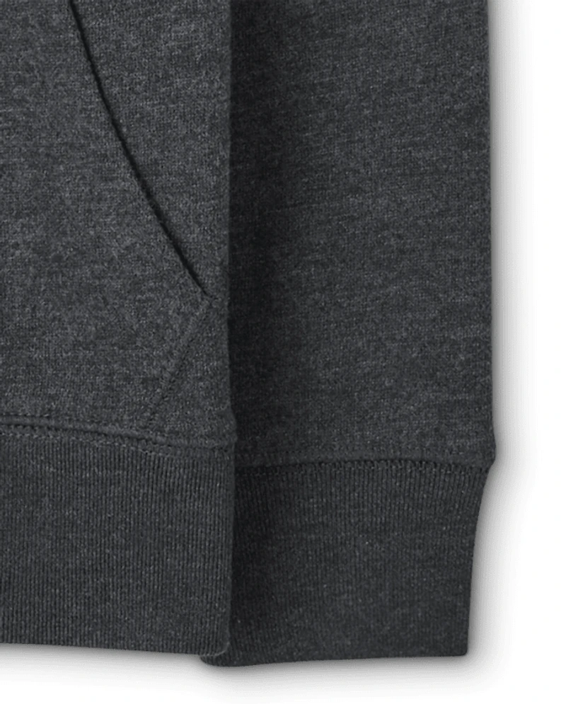 Sweat à capuche zippé en molleton d'uniforme pour garçon