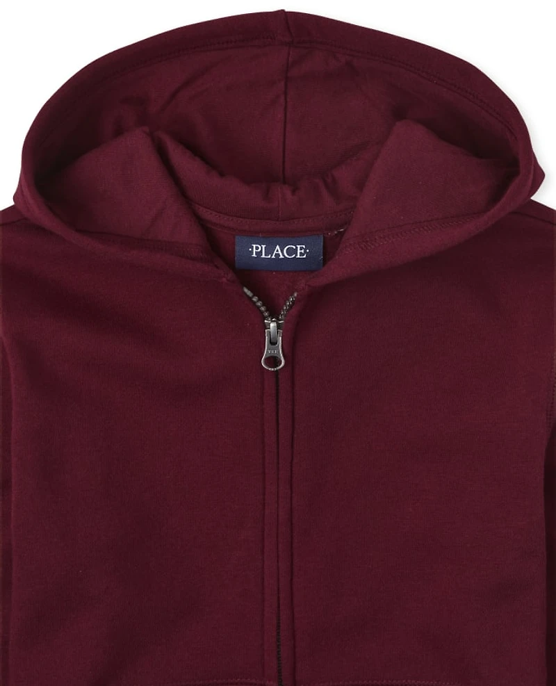 Kids Fleece Zip Up Hoodie