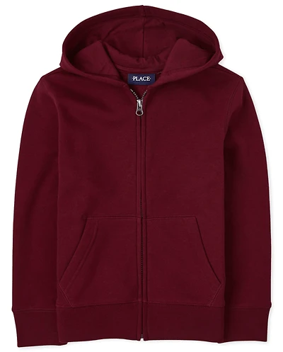 Kids Fleece Zip Up Hoodie