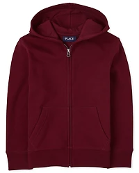 Kids Fleece Zip Up Hoodie