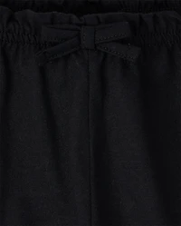 Baby Girls Leopard Paperbag Waist Shorts 3-Pack