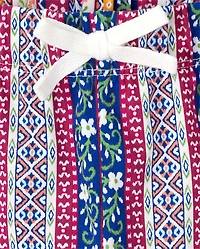 Girls Print Shorts 2-Pack