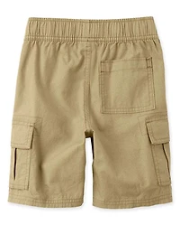 Boys Pull On Cargo Shorts 3-Pack