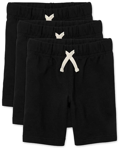Kids French Terry Shorts 3-Pack - Husky