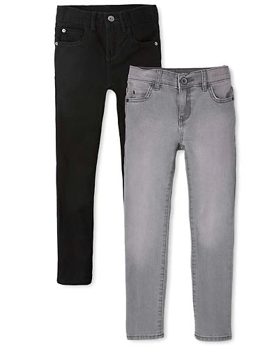 Boys Skinny Jeans 2-Pack