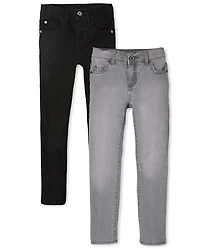 Boys Skinny Jeans 2-Pack - Slim