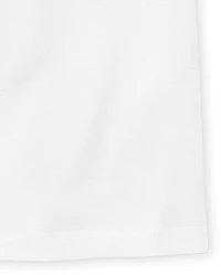 Girls Uniform Ruffle Soft Stretch Pique Polo 4-Pack - Plus