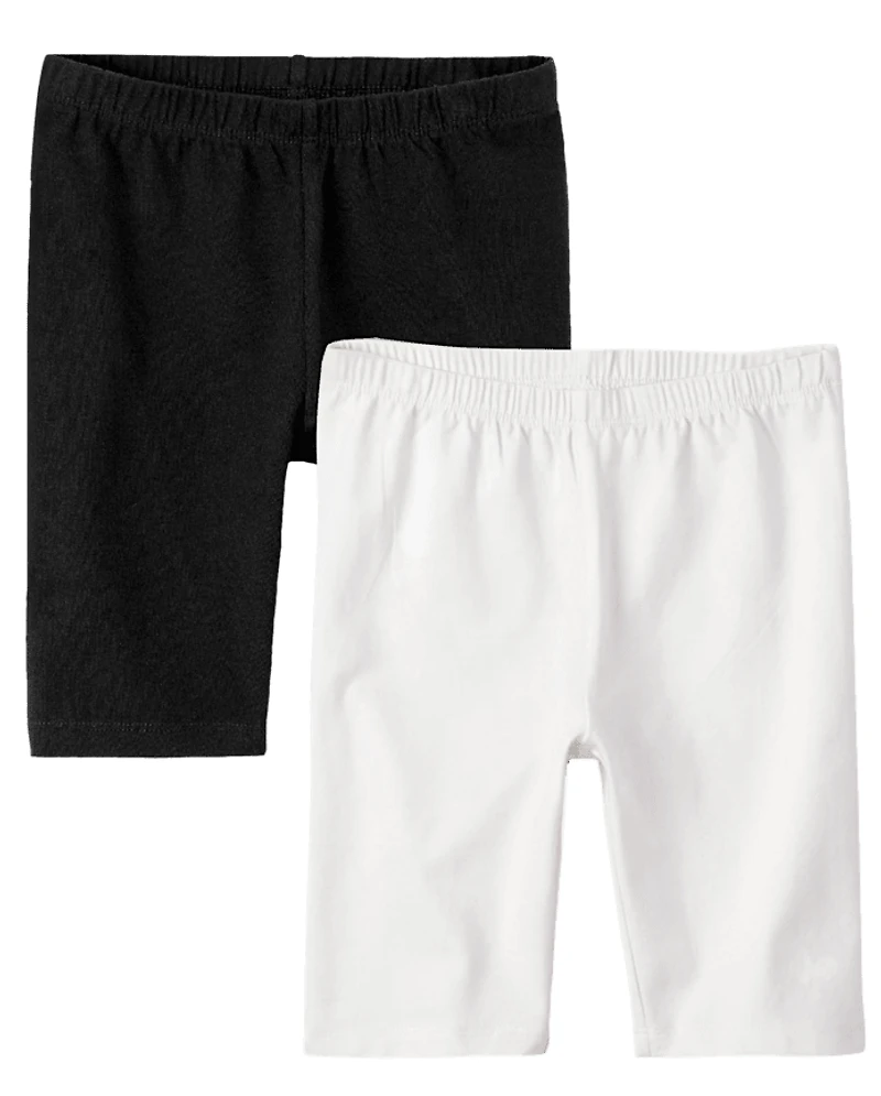 Girls Bike Shorts 2-Pack