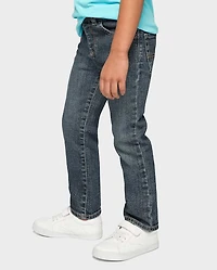 Jean droit extensible de base pour bébés et tout-petits garçons