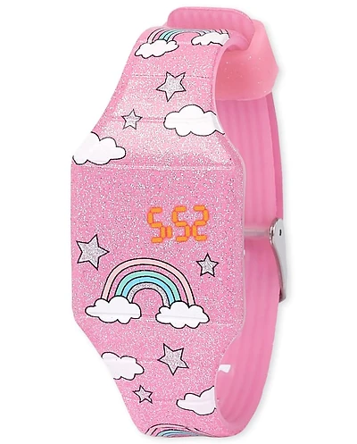 Girls Rainbow Digital Watch