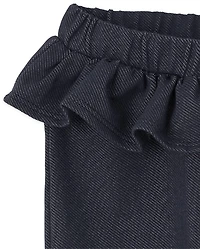 Baby Girls Ruffle Pants 4-Pack