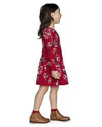 Baby And Toddler Girls Floral Tiered Dress