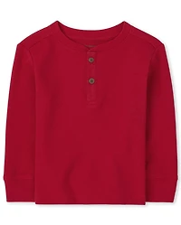 Baby And Toddler Boys Thermal Henley Top