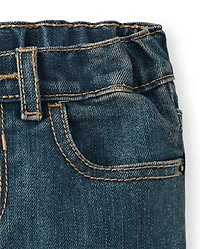 Lot de 2 jeans skinny stretch basiques pour bébés et tout-petits garçons