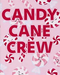 Girls Christmas Candy Cane Snug Fit Cotton Pajamas